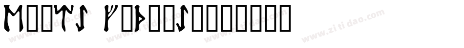 Elder Futhark字体转换